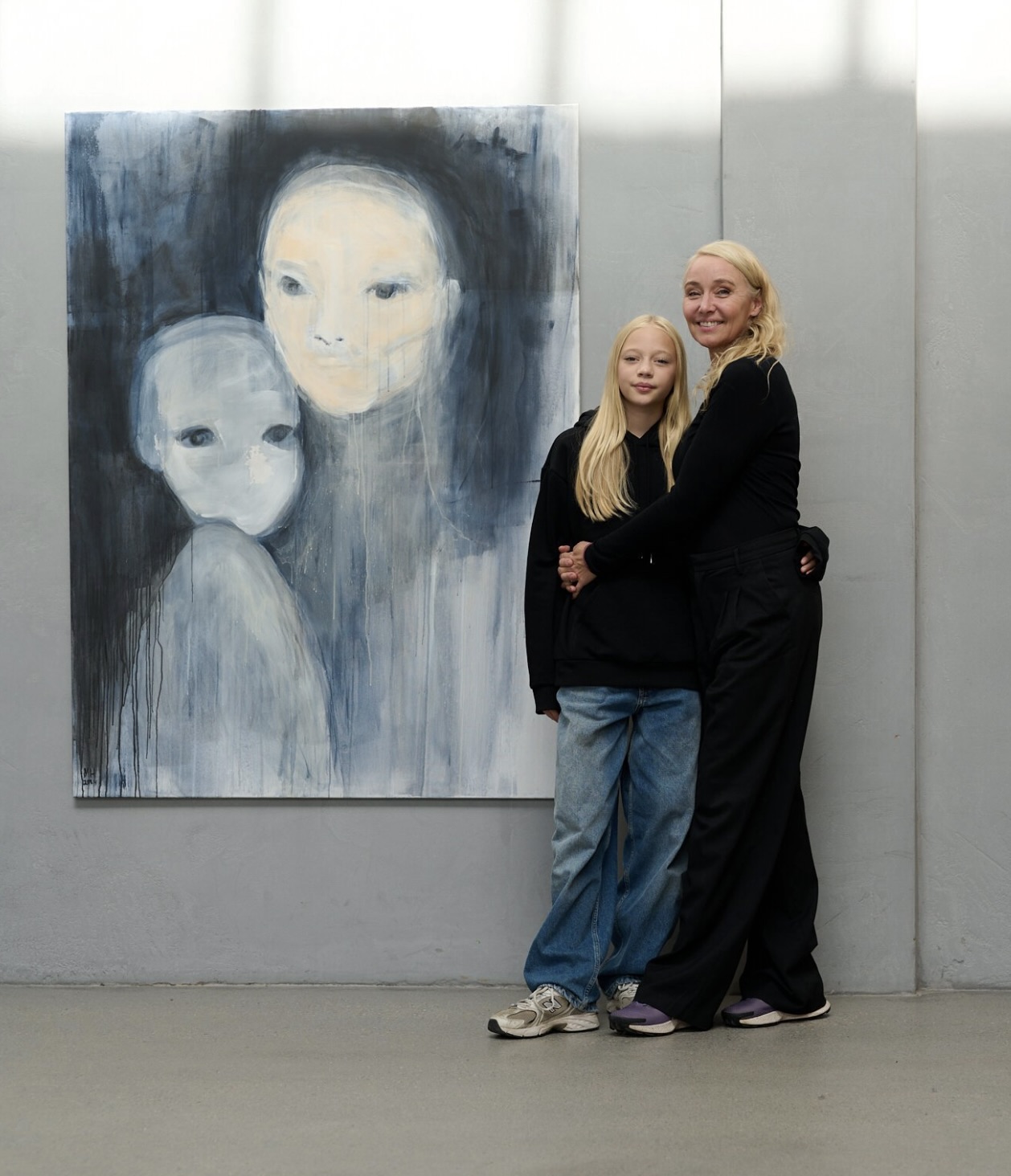 Marion Heine an ihrer Wand bei BAAM #08