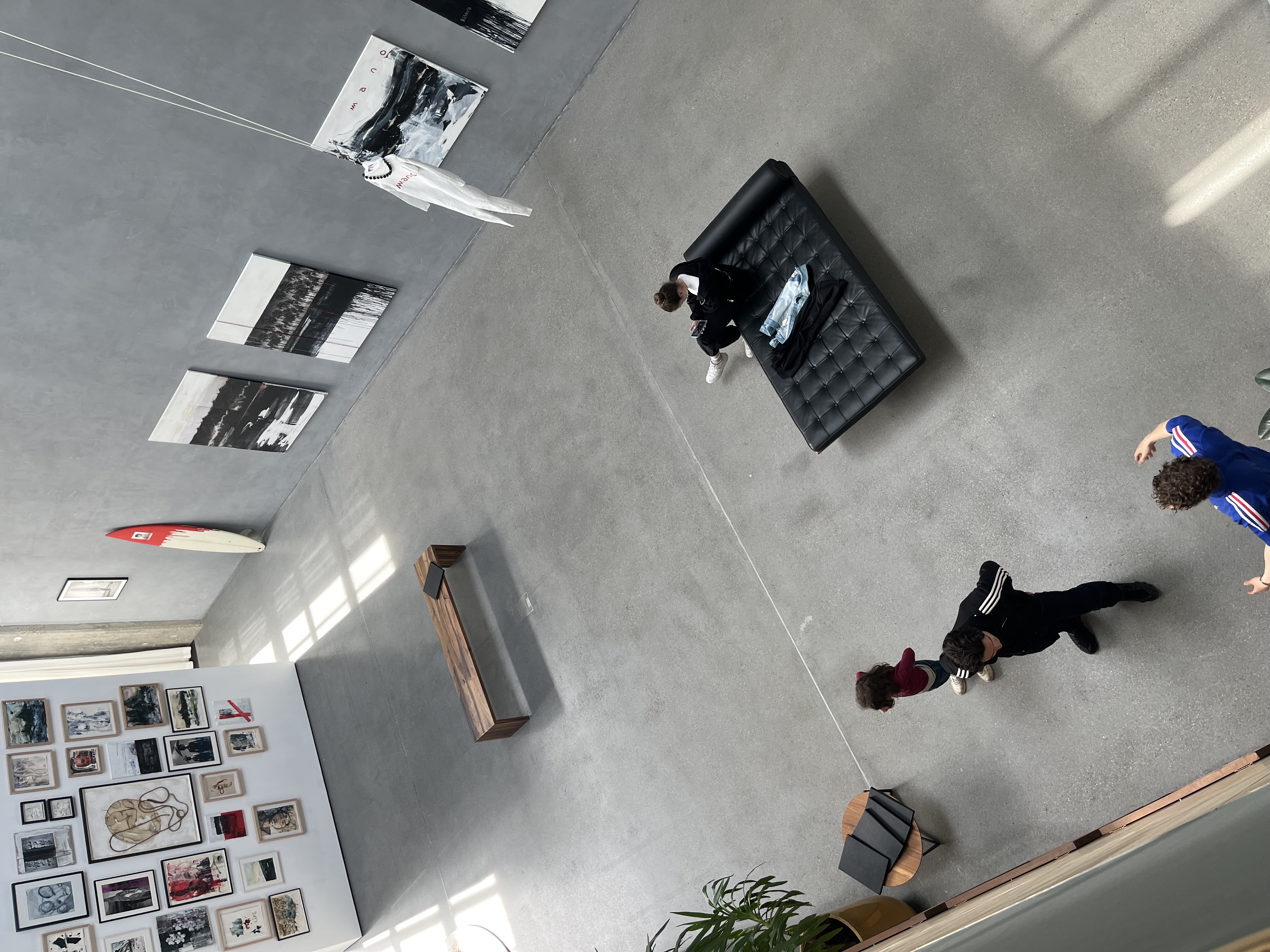 Vernissage, Blick von oben
